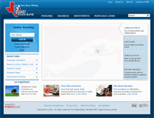 Tablet Screenshot of firstclassbanking.com